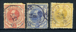 CURACAO 3/5 Gestempeld 1873-1889 - Koning Willem III - Curazao, Antillas Holandesas, Aruba