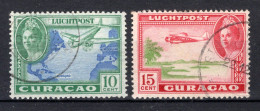 CURACAO LP26/27° Gestempeld 1942 - Verschillende Voorstellingen - Niederländische Antillen, Curaçao, Aruba