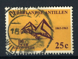 NL. ANTILLEN 336 Gestempeld 1963 - 100 Jaar Afschaffing Slavernij. - Curacao, Netherlands Antilles, Aruba