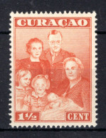 CURACAO 164* MH 1943 - Koninklijke Familie - Curaçao, Antilles Neérlandaises, Aruba
