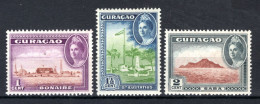 CURACAO 158/160* MH 1943 - Eilanden - Curaçao, Nederlandse Antillen, Aruba