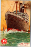 TSS Lapland - 620/70ft, 18694ton, Red Star Line, From Serie paintings With Red Logo (TSS), By H. Cassiers - Passagiersschepen