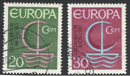 Deutschland, 1966, Mi.-Nr. 519-520, Gestempelt - Gebraucht