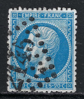 FRANCE Classique, B Obl. GC Des Villes Sur TP Isolés: GC 2145 (Lyon,1) Sur Y&T 22 - 1862 Napoléon III.