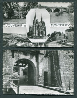 55 - MEUSE : MONTMEDY - Souvenir De.. + Pont-Levis De Vauban (2 CPSM Vierges) - Montmedy