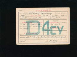 QSL  Carte Radio - 1929 - Allemagne Deutschland Berlin Via D.A.S.D..To Cherbourg France  D4cy - Amateurfunk