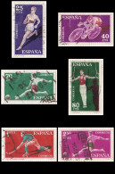 1960 - ESPAÑA - DEPORTES - LOTE 6 SELLOS - Oblitérés
