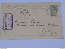 E.P. Envoyé Vers La Brasserie St Pierre De Vaulx Avec Griffe Grains Et Charbons Moreau - Dupriez à Blaton .. Lot10 . - Cartes Postales Types Et TSC (avant 1995)