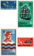 43690 MNH GILBERT Y ELLICE 1970 CENTENARIO DE LA LLEGADA A LAS ISLAS GILBERT DE LA SOCIEDAD MISIONERA DE LONDRES - Îles Gilbert Et Ellice (...-1979)