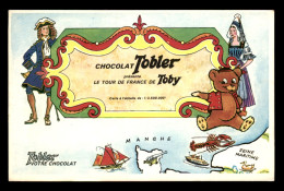 CHROMOS - CHOCOLAT TOBLER - LE TOUR DE FRANCE DE TOBY - Andere & Zonder Classificatie