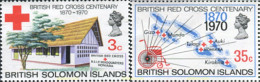 358951 MNH SALOMON 1970 100 ANIVERSARIO DE LA CRUZ ROJA BRITALICA - Isole Salomone (...-1978)