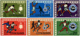 65510 MNH COOK Islas 1967 2 JUEGOS DEPORTIVOS DEL PACIFICO SUR - Cook Islands