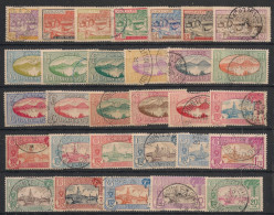 GUADELOUPE - 1928-38 - N°YT. 99 à 122 - Série Complète Sauf 117B - Oblitéré / Used - Used Stamps