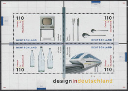 BRD: 1999, Blockausgabe: Mi. Nr. 50, Design In Deutschland,  **/MNH - 1991-2000