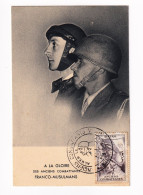 WW2 Anciens Combattants Franco Musulmans 1954 Seconde Guerre Mondiale Algérie Alger Algeria - Cartas & Documentos