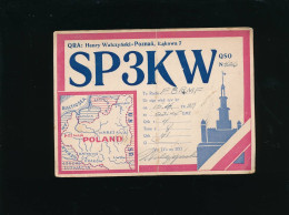 QSL Carte Radio - 1929 -QRA Henry Walczynski Poznan Poland Pologne  SP3KW - Radio Amateur
