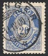 Norwegen, 1893, Mi.-Nr. 57A, Gestempelt - Oblitérés