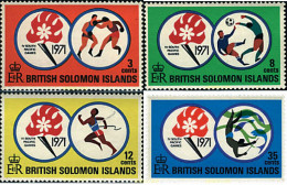 45307 MNH SALOMON 1971 4 JUEGOS DEL PACIFICO SUR - Islas Salomón (...-1978)