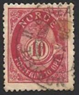Norwegen, 1893, Mi.-Nr. 56A, Gestempelt - Gebruikt
