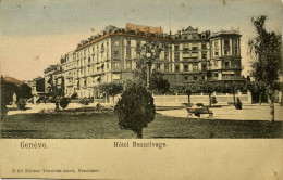 CPA (Suisse). GENEVE, Hôtel Beaurivage - Other & Unclassified