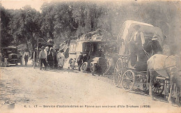 Tunisie - AÏN DRAHAM - Service D'automobiles En Panne Aux Environs En 1908 - Ed. E.L. 17 - Tunisia