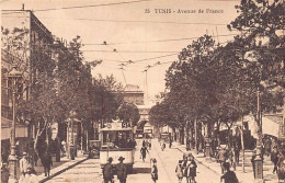 Tunisie - TUNIS - Avenue De France - Tramway 110 Ligne 9 - Ed. Inconnu 35 - Tunisie