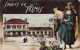 Tunisie - TUNIS - La Gare Du Sud - Femme Tunisienne - Ed. Italien  - Tunisia