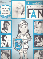 MUSIC-FAN  NR 52 VAN  10 JUNI 1965  - FRANCE GALL -ADAMO - JOHN LARRY -. NEDERLANDS  (MF 52 ) - Otros & Sin Clasificación