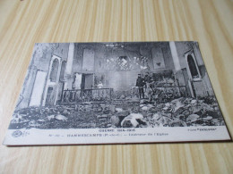 CPA Hannescamps (62).Guerre 1914-15 - Intérieur De L'église. - Autres & Non Classés