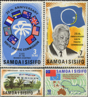 168608 MNH SAMOA 1972 25 ANIVERSARIO DE LA COMISIÓN DEL SUR PACÍFICO - Samoa