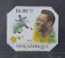 BRESIL BRASIL PELE MNH** MOCAMBIQUE MOZAMBIQUE 2011  FOOTBALL FUSSBALL SOCCER CALCIO VOETBAL FUTBOL FUTEBOL FOOT FOTBAL - Neufs