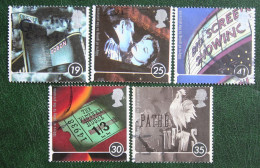 CENTENARY OF CINEMA (Mi 1620-1624) 1996 Used Gebruikt Oblitere ENGLAND GRANDE-BRETAGNE GB GREAT BRITAIN - Used Stamps