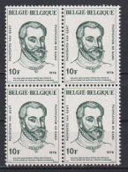 Belgique: COB N° 1824 En Bloc De 4 **, MNH, Neuf(s). TB !!! - Unused Stamps