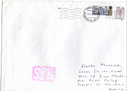 Russia BIG COVER 2005 MAIL ART Via Macedonia - Lettres & Documents