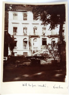 PHOTOGRAPHIE ORIGINALE 1900 INCENDIE HOTEL DU PARC BAGNERES DE LUCHON PYRÉNÉES POMPIERS - Europa