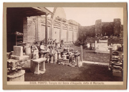 Foto Giacomo Brogi, Florence-Naples, Ansicht Pompei - Pompeji, Tempio Del Genio D'Augusto, Detto Di Mercurio  - Places