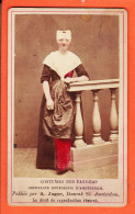 30996 / CDV Orpheline Bourgeoise AMSTERDAM ● Costumes PAYS-BAS ● Photographie XIXe Publiés Par JAGER Damrak 81 - Ancianas (antes De 1900)