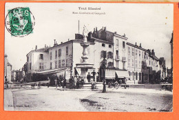 30965 / TOUL (54) Rue GAMBETTA Et GENGOULT Fontaine CUREL 1908 à COMBES 89 Asile Convalscents Saint-Maurice Edit POIROT - Toul