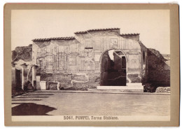Foto Giacomo Brogi, Florence-Naples, Ansicht Pompei - Pompeji, Terme Stabiane  - Lugares