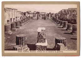 Foto Giacomo Brogi, Florence-Naples, Ansicht Pompei - Pompeji, Basilica, Edifizio Ove Si Rendeva La Giustizia  - Lugares