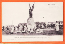 30522 / Lisez SAINT-PRIVAT (57) Monument Guerre 1870 Besuch Des Kronprinzen Denkmal Garde-Regt Zu Fuss Im Marz 1902 - Sonstige & Ohne Zuordnung