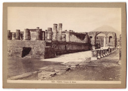 Foto Giacomo Brogi, Florence-Naples, Ansicht Pompei - Pompeji, Tempio Di Giove  - Places