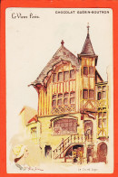 30801 / Le VIEUX PARIS Le GRAND LOGIS Publicité Chocolat GUERIN-BOUTRON 23 Rue Du MAROC Illustration ROBIDA Cppub 1900s - Robida