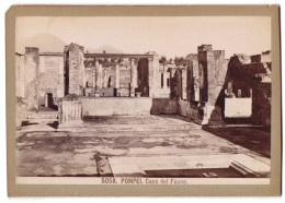 Foto Giacomo Brogi, Florence-Naples, Ansicht Pompei - Pompeji, Casa Del Fauno  - Lugares