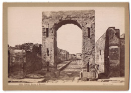 Foto Giacomo Brogi, Florence-Naples, Ansicht Pompei - Pompeji, Strada Di Mercurio  - Lugares