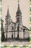 30586 / LES ESSARTS 85-Vendée L'Eglise Façade Parvis Escalier 1903 à Ninette MOINET Landevieille - Librairie POUPIN 217 - Les Essarts