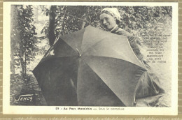 30635 / AU PAYS MARAICHIN 85-Vendée Femme Sous Le Parapluie 1910s JEHLY POUPIN 59 - Sonstige & Ohne Zuordnung