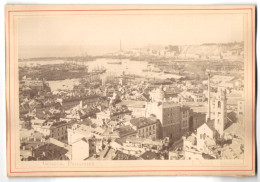 Foto A. Noack, Genova, Ansicht Genova - Genua, Panorama Mit Hafen  - Orte
