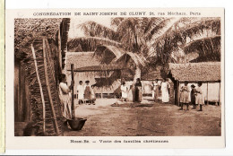 30731 / NOSSI-BE Visite FAMILLES CHRETIENNES Madagascar 1930s Congrégation St JOSEPH CLUNY Helio AULARD LUNG Cpdom - Madagaskar
