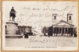 30574 / LA ROCHE Sur YON 85-Vendée Eglise SAINT-LOUIS St 22-11-1914 Du Poilu MUZAND 3ème Colonial Rochefort - La Roche Sur Yon
